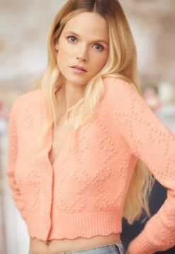 Needle & Thread Holding LTD Bow Stitch Cropped Cardigan