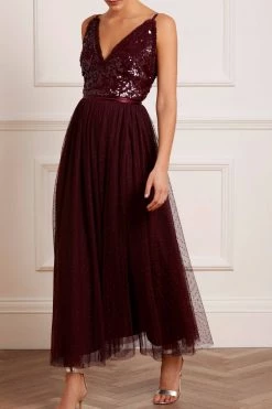 Needle & Thread Holding LTD Amalie Bodice Cami Ankle Gown