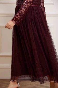 Needle & Thread Holding LTD Amalie Bodice Long Sleeve Ankle Gown