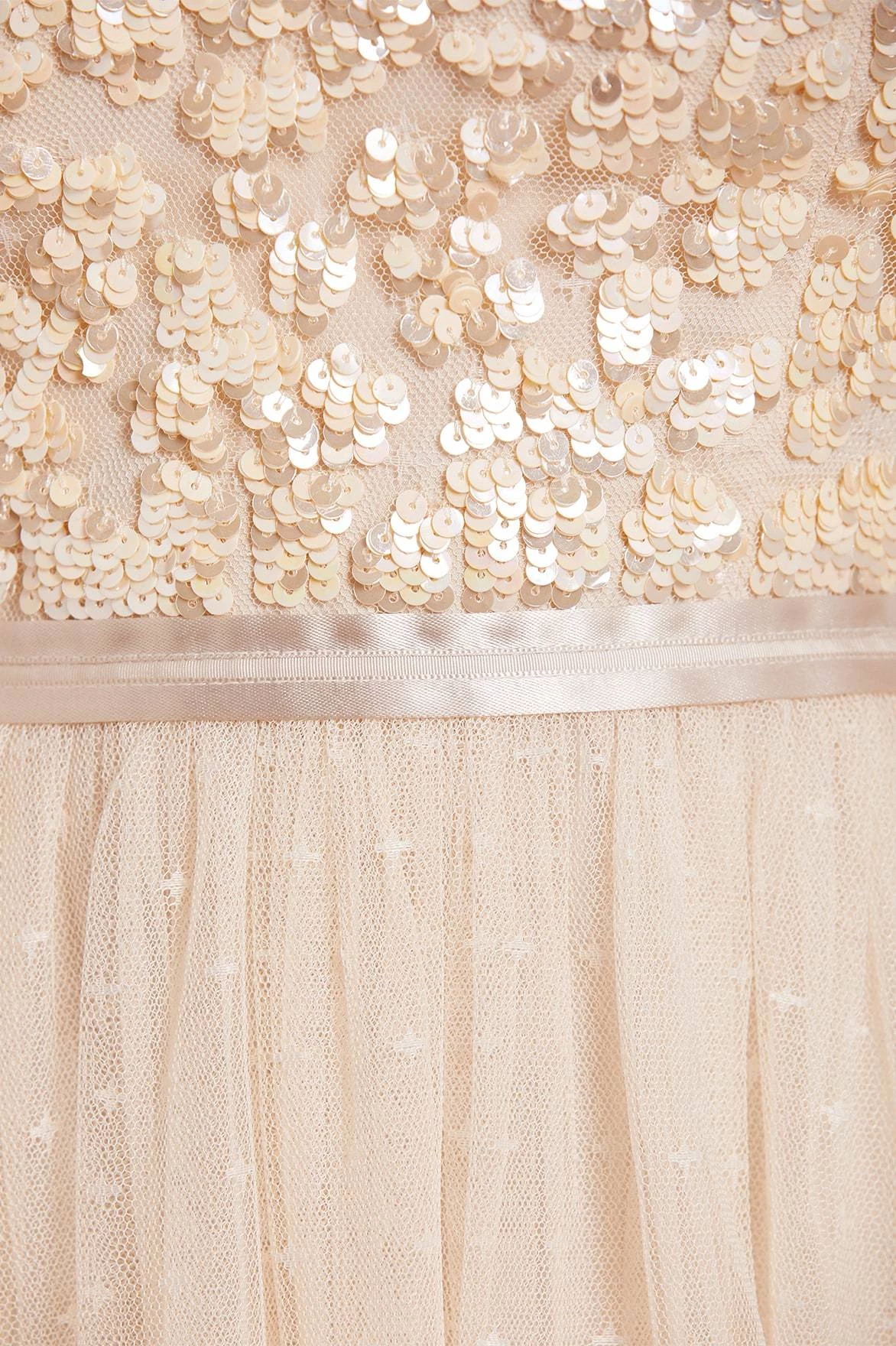 Needle & Thread Holding LTD Amalie Bodice Long Sleeve V-Neck Midi Dress All - Womenswear 6 Needle & Thread Holding LTD Amalie Bodice Long Sleeve V-Neck Midi Dress All - Womenswear