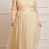 UK Needle & Thread Holding LTD All - Womenswear Amalie Bodice Long Sleeve Ankle Gown