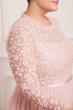 Needle & Thread Holding LTD All - Womenswear Amalie Bodice Long Sleeve Ankle Gown