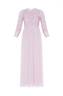 Needle & Thread Holding LTD All - Womenswear Amalie Bodice Long Sleeve Ankle Gown