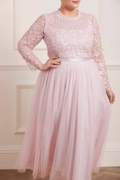 Needle & Thread Holding LTD All - Womenswear Amalie Bodice Long Sleeve Ankle Gown