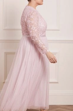 Needle & Thread Holding LTD All - Womenswear Amalie Bodice Long Sleeve Ankle Gown