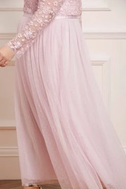 Needle & Thread Holding LTD All - Womenswear Amalie Bodice Long Sleeve Ankle Gown