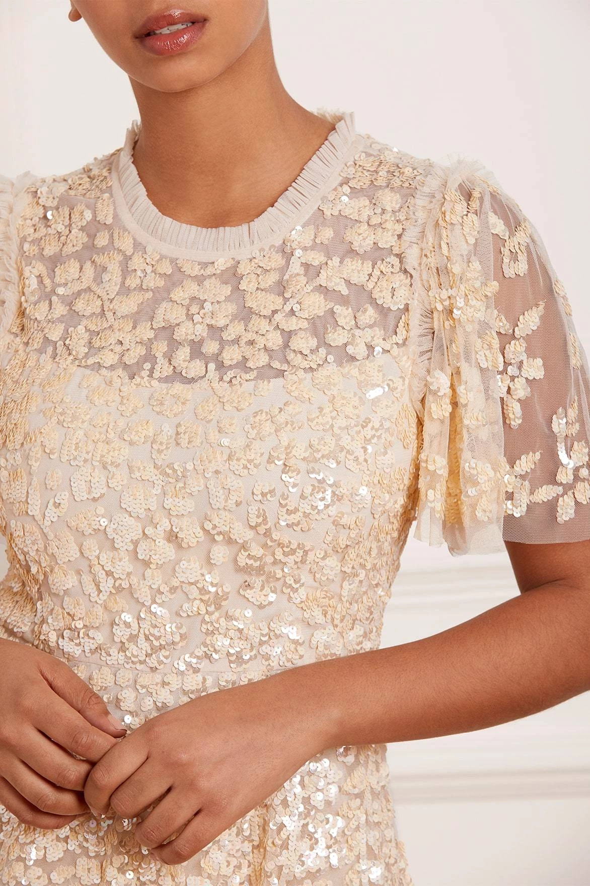 Needle & Thread Holding LTD Amalie Sequin Mini Dress All - Womenswear 7 Needle & Thread Holding LTD Amalie Sequin Mini Dress All - Womenswear