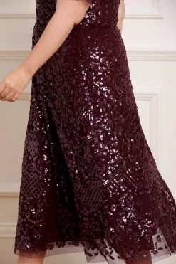 Needle & Thread Holding LTD Amalie Sequin V-Neck Ballerina Dress 10 Needle & Thread Holding LTD Amalie Sequin V-Neck Ballerina Dress