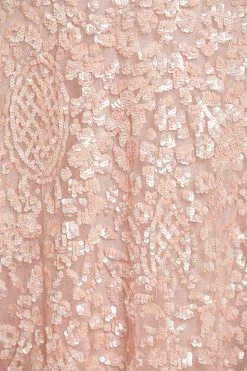 Needle & Thread Holding LTD Amalie Sequin V-Neck Ballerina Dress