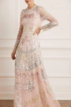 Needle & Thread Holding LTD Angeline Sequin Gown