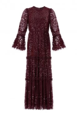Needle & Thread Holding LTD Annie Sequin Tiered Ankle Gown All - Womenswear