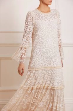 Needle & Thread Holding LTD All - Womenswear Annie Sequin Tiered Ankle Gown