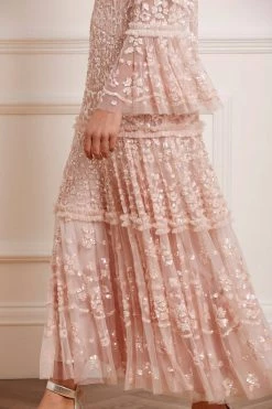 Needle & Thread Holding LTD All - Womenswear Annie Sequin Tiered Ankle Gown