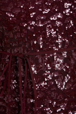 Needle & Thread Holding LTD Annie Sequin Tiered Mini Dress