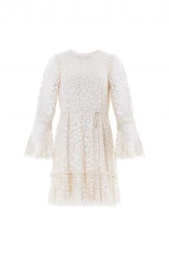 Needle & Thread Holding LTD Annie Sequin Tiered Mini Dress