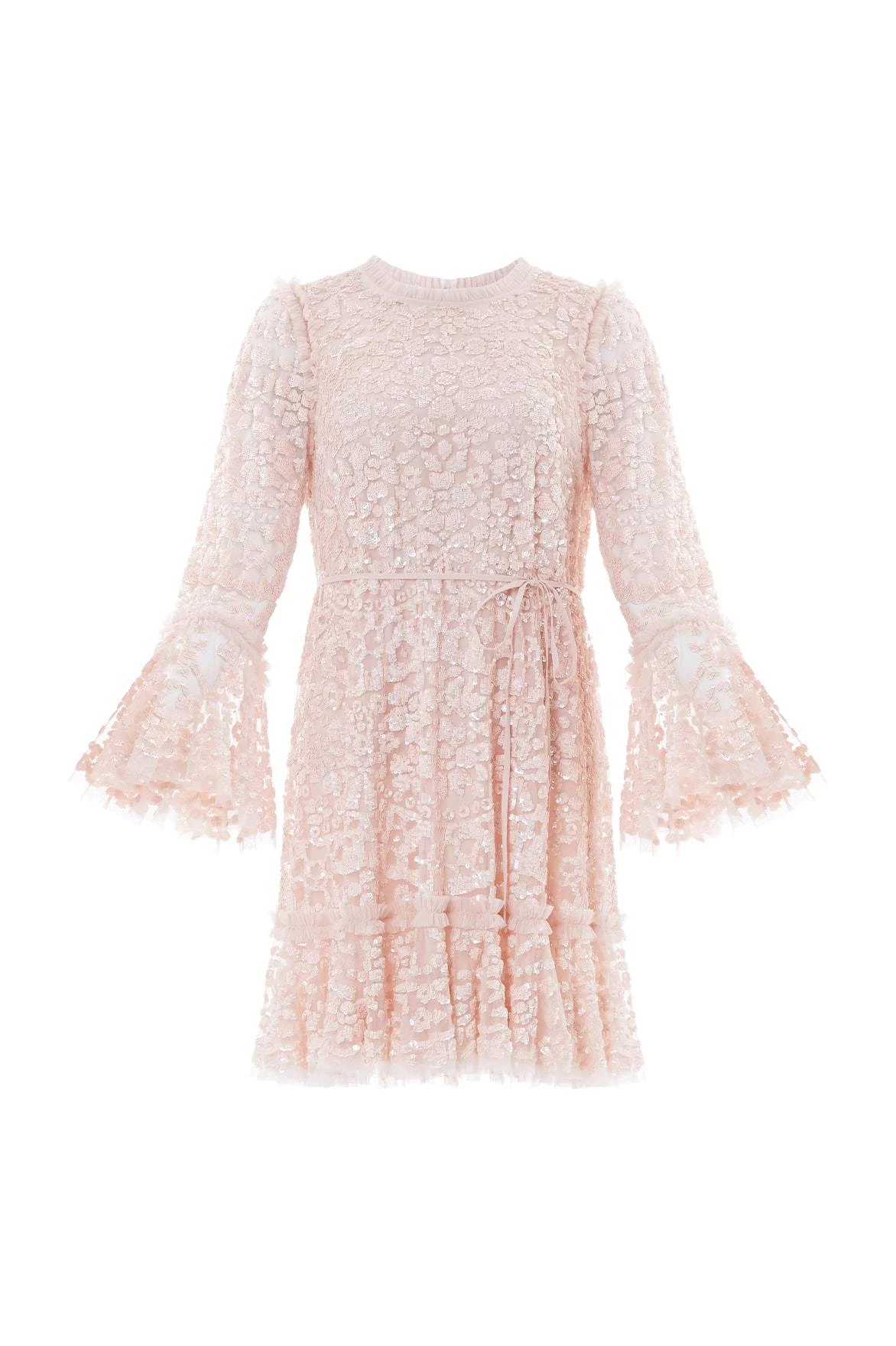 Needle & Thread Holding LTD All - Womenswear Annie Sequin Tiered Mini Dress 2 Needle & Thread Holding LTD All - Womenswear Annie Sequin Tiered Mini Dress