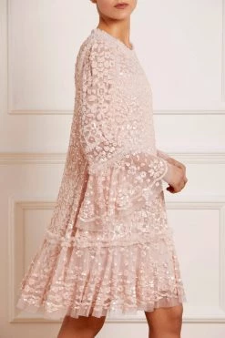 Needle & Thread Holding LTD All - Womenswear Annie Sequin Tiered Mini Dress 10 Needle & Thread Holding LTD All - Womenswear Annie Sequin Tiered Mini Dress