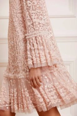 Needle & Thread Holding LTD All - Womenswear Annie Sequin Tiered Mini Dress 11 Needle & Thread Holding LTD All - Womenswear Annie Sequin Tiered Mini Dress