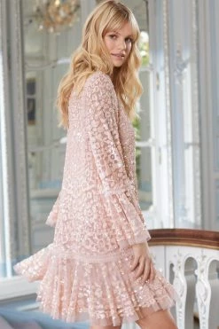 Needle & Thread Holding LTD All - Womenswear Annie Sequin Tiered Mini Dress 15 Needle & Thread Holding LTD All - Womenswear Annie Sequin Tiered Mini Dress