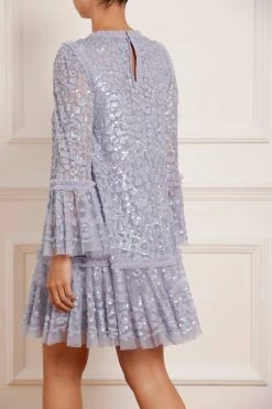 Needle & Thread Holding LTD New Arrivals Annie Sequin Tiered Mini Dress