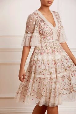 Needle & Thread Holding LTD Araminta Lace Midi Dress All - Womenswear