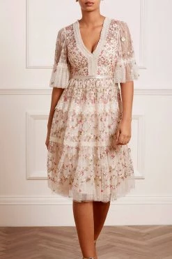 Needle & Thread Holding LTD Araminta Lace Midi Dress All - Womenswear