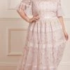 Needle & Thread Holding LTD New Arrivals Araminta Lace Round Neck Gown