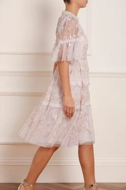 Needle & Thread Holding LTD Araminta Lace Round Neck Midi Dress New Arrivals