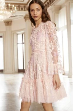 Needle & Thread Holding LTD Audrey Long Sleeve Mini Dress 17 Needle & Thread Holding LTD Audrey Long Sleeve Mini Dress