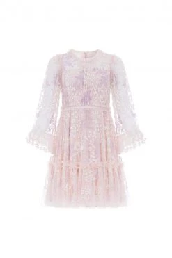 Needle & Thread Holding LTD Audrey Long Sleeve Mini Dress