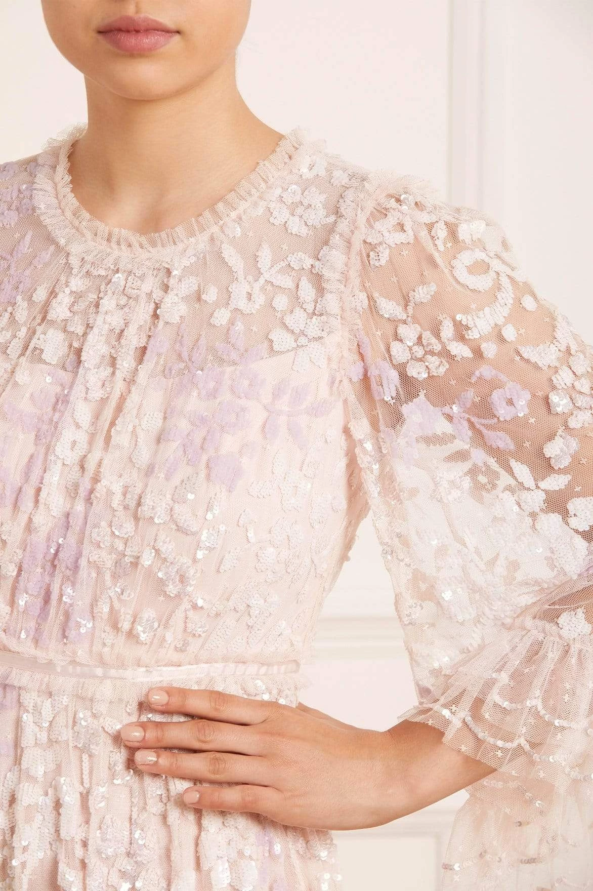 Needle & Thread Holding LTD Audrey Long Sleeve Mini Dress 6 Needle & Thread Holding LTD Audrey Long Sleeve Mini Dress