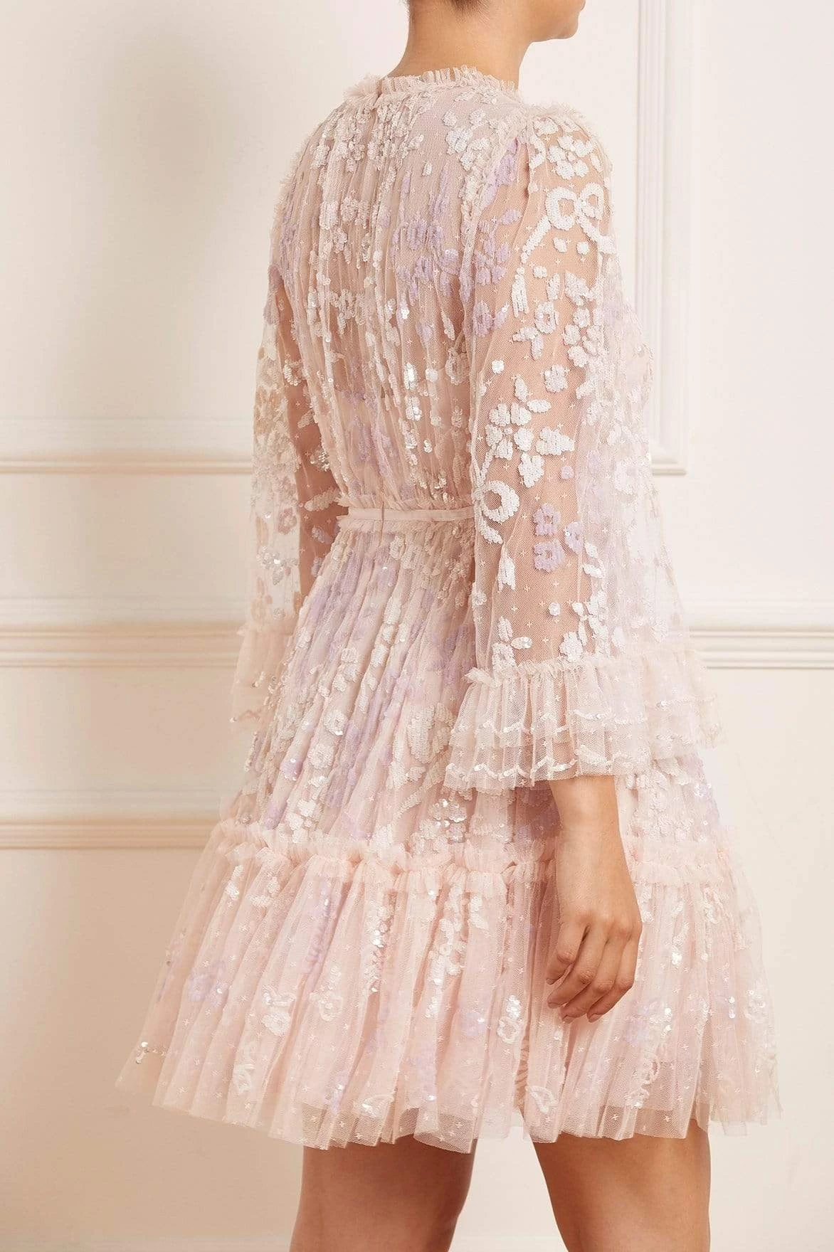 Needle & Thread Holding LTD Audrey Long Sleeve Mini Dress 8 Needle & Thread Holding LTD Audrey Long Sleeve Mini Dress