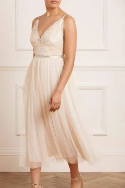 Needle & Thread Holding LTD Aurelia Bodice Cami Ballerina Dress All - Womenswear