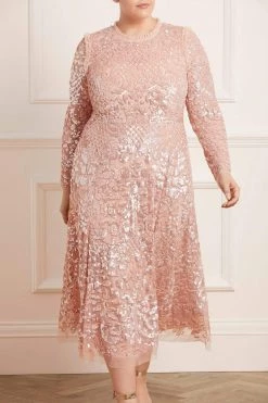 Needle & Thread Holding LTD Aurelia Long Sleeve Ballerina Dress