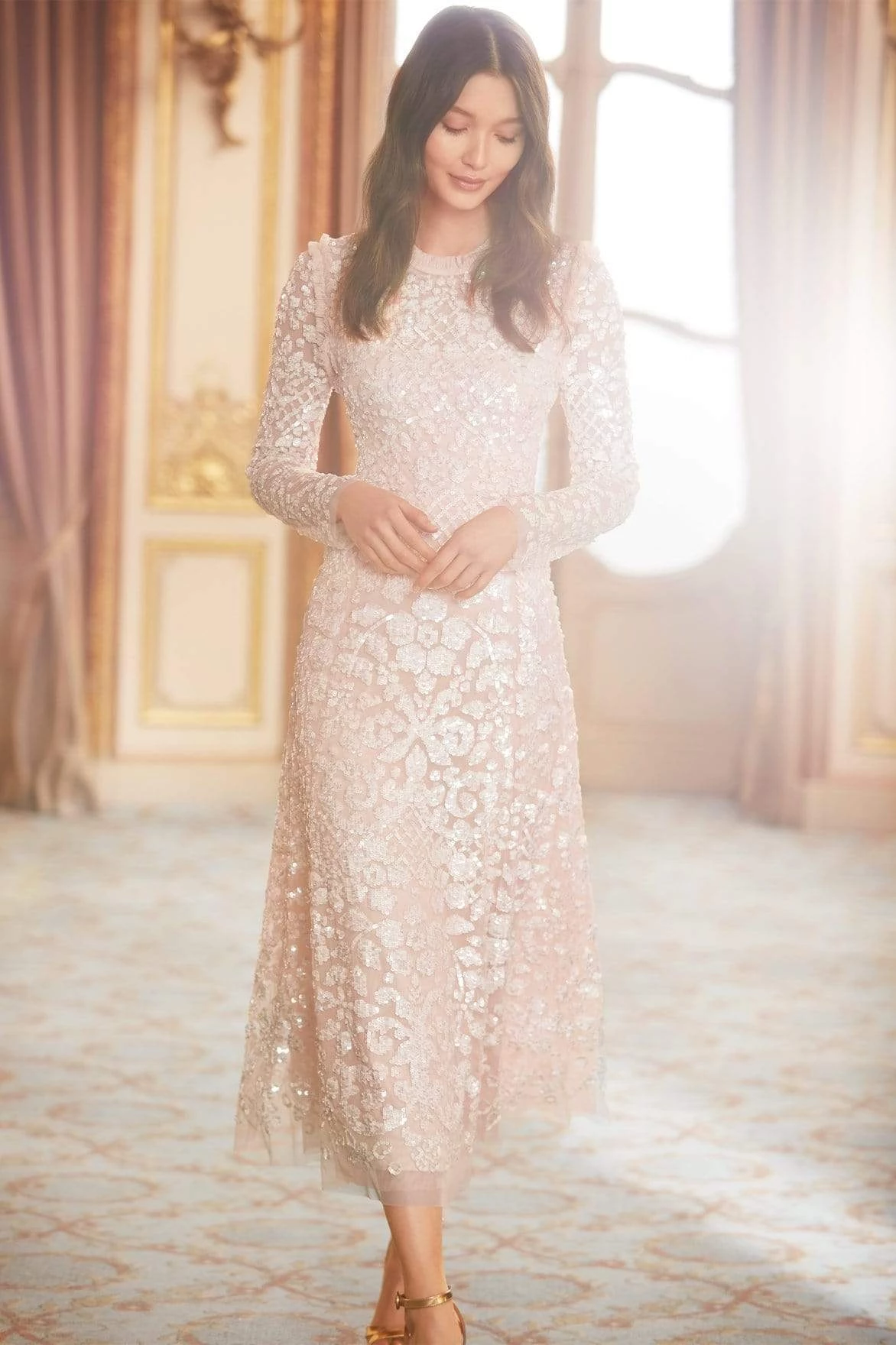 Needle & Thread Holding LTD Aurelia Long Sleeve Ballerina Dress 9 Needle & Thread Holding LTD Aurelia Long Sleeve Ballerina Dress