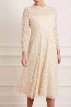 Needle & Thread Holding LTD Aurelia Long Sleeve Ballerina Dress All - Womenswear