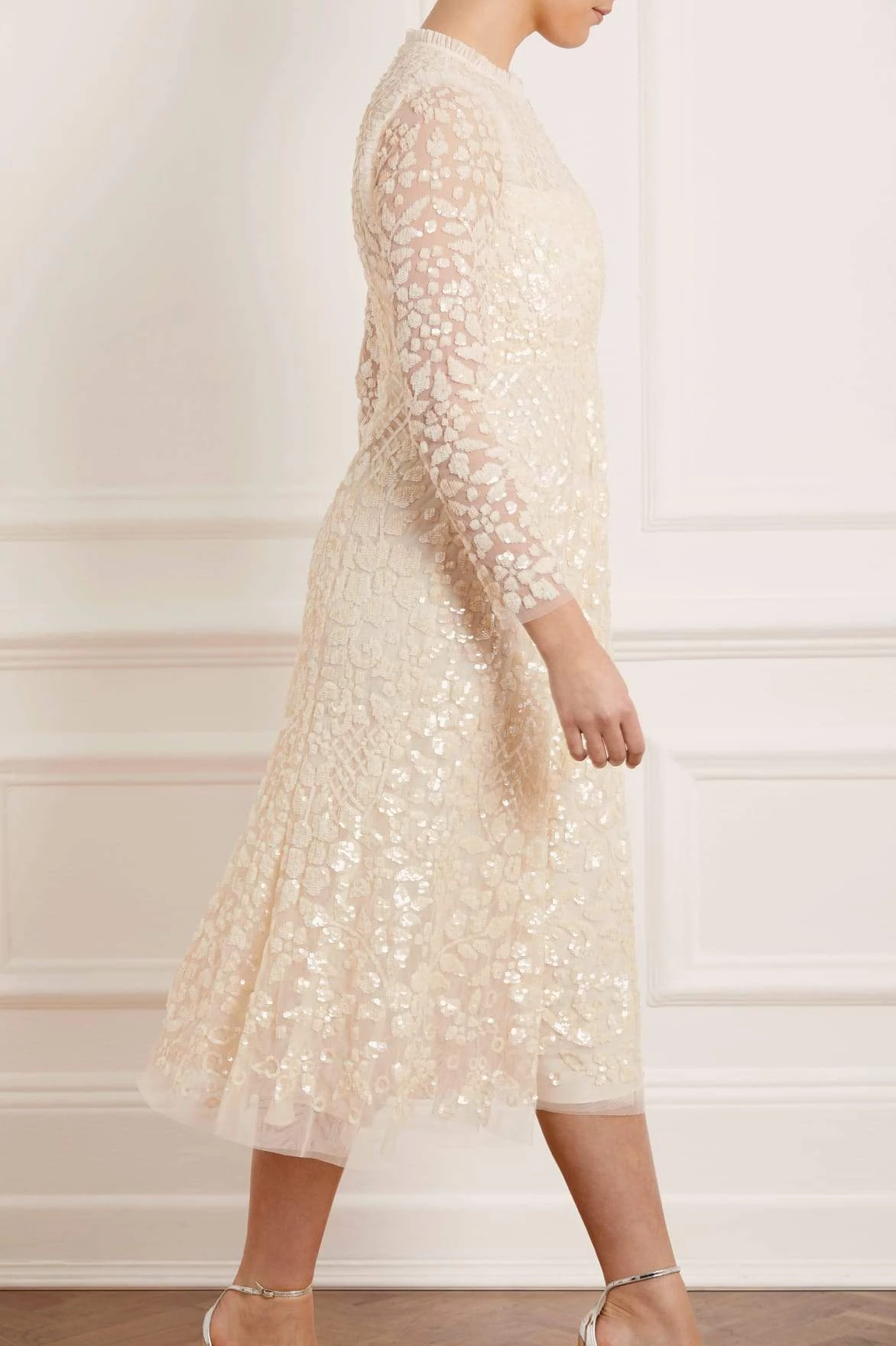 Needle & Thread Holding LTD Aurelia Long Sleeve Ballerina Dress All - Womenswear 3 Needle & Thread Holding LTD Aurelia Long Sleeve Ballerina Dress All - Womenswear