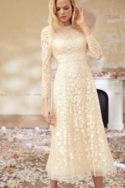 Needle & Thread Holding LTD Aurelia Long Sleeve Ballerina Dress All - Womenswear 15 Needle & Thread Holding LTD Aurelia Long Sleeve Ballerina Dress All - Womenswear