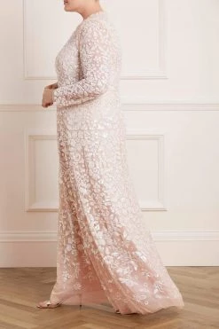 Needle & Thread Holding LTD Aurelia Long Sleeve Gown All - Womenswear