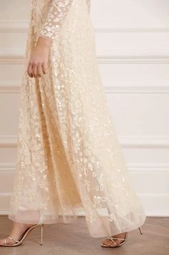 Needle & Thread Holding LTD All - Womenswear Aurelia Long Sleeve Gown 15 Needle & Thread Holding LTD All - Womenswear Aurelia Long Sleeve Gown