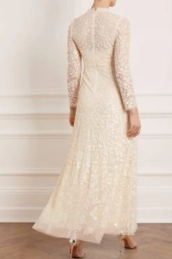 Needle & Thread Holding LTD All - Womenswear Aurelia Long Sleeve Gown 18 Needle & Thread Holding LTD All - Womenswear Aurelia Long Sleeve Gown