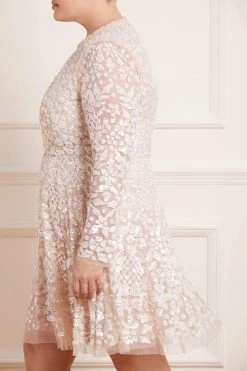 Needle & Thread Holding LTD Aurelia Long Sleeve Mini Dress