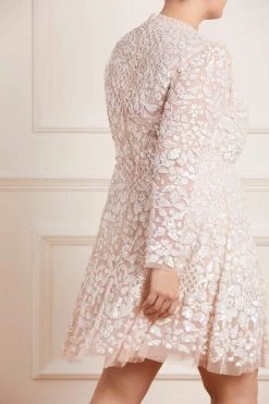 Needle & Thread Holding LTD Aurelia Long Sleeve Mini Dress