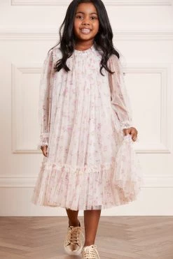 Needle & Thread Holding LTD Bijou Rose Bloom Ditsy Kids Dress