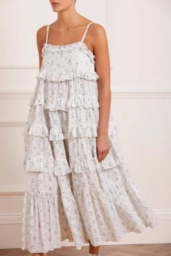 Needle & Thread Holding LTD Bijou Rose Cotton Ruffle Sun Dress All - Womenswear