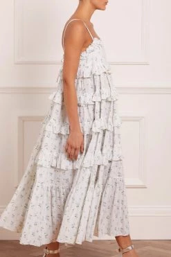 Needle & Thread Holding LTD Bijou Rose Cotton Ruffle Sun Dress All - Womenswear