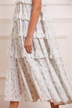 Needle & Thread Holding LTD Bijou Rose Cotton Ruffle Sun Dress All - Womenswear