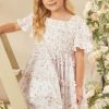 Needle & Thread Holding LTD All-Kids Bijou Rose Cotton Smocked Kids Dress