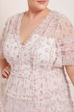 Needle & Thread Holding LTD All - Womenswear Bijou Rose Ruffle Ballerina Dress