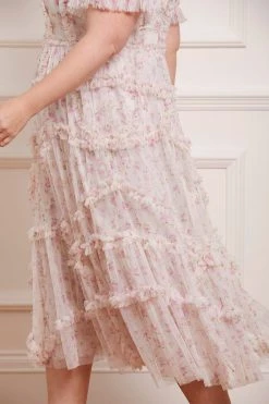 Needle & Thread Holding LTD All - Womenswear Bijou Rose Ruffle Ballerina Dress